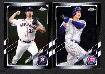 2021 Topps Chrome:  Justin Verlander & Anthony Rizzo