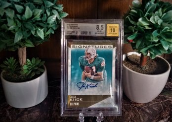 Jim Kiick:  BGS Near Mint/ Mint Plus '8.5' & '10' {Autograph Authentication}