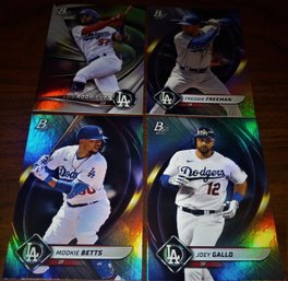 2022 Bowman Platinum:  Luis Rodriguez, Freddie Freeman, Mookie Betts & Joey Gallo {4 Card Lot}