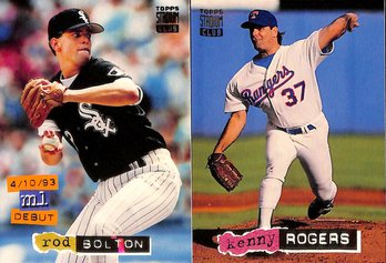 1994 Topps Stadium Club:  Rod Bolton & Kenny Rogers