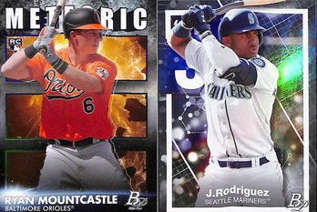 2021 Bowman Platinum:  Ryan Mountcastle {RC} & Julio Rodriguez