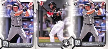 2023 Bowman Chrome:  Gavin Sheets {RC} ...2 Cards & Benyamin Bailey (1st)