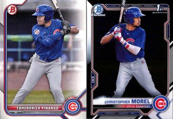 2023 Bowman Chrome:  Yohendrick Pinango & Christopher Morel (1st)