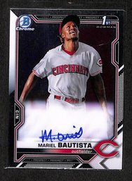 2021 Bowman Chrome:  Mariel Bautista {Bowman 1st -Certified Autograph}