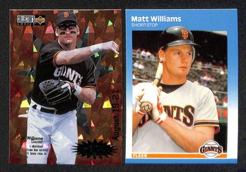 1987 Fleer & 1998 Upper Deck:  Matt Williams