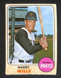 1968 Topps:  Maury Wills