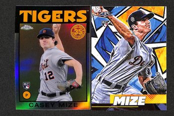 2021 Topps Chrome & Fire:  Casey Mize {RC}