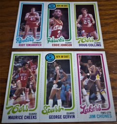 1980 Topps Chewing Gun NBA Cards:  All Stars Cards {2 Card Lot}