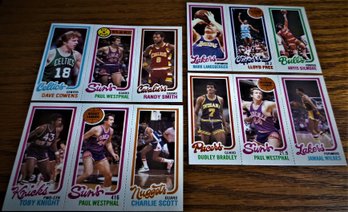 1980 Topps Chewing Gun NBA Cards:  All Stars Cards {4 Card Lot}