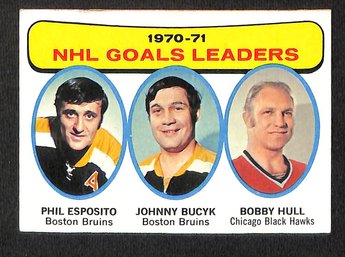 1972 Topps:  NHL Goals Leaders