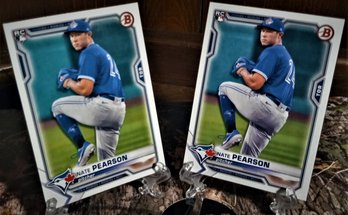 2021 Bowman:  Nate Pearson...{2 Card 'Rookie' Lot}