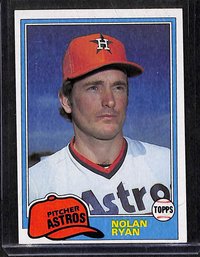 1981 Topps:  Nolan Ryan