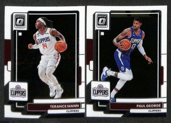 2022-23 Panini Donruss Optic:  Terrance Mann & Paul George