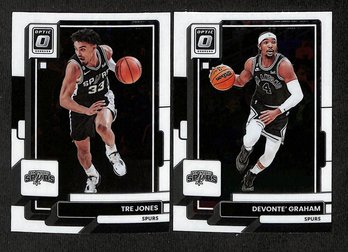 2022-23 Panini - Donruss Optic Basketball:  Tre Jones & Devonte' Graham