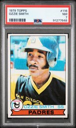 1979 Topps:  Ozzie Smith {Rookie Card} - PSA '7' {NM}...Near Mint