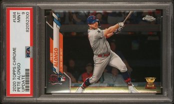 2020 Topps Chrome:  Pete Alonso {Rookie Gold Cup} - PSA 9 'Mint'