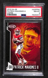 Patrick Mahomes:  PSA NM-MT '8'