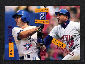 1994 Topps Stadium Club:  Paul Molitor & Dave Winfield