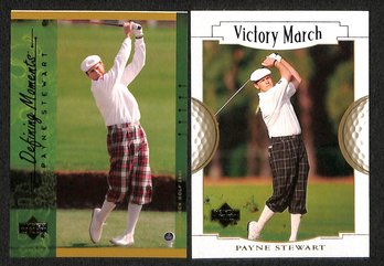 2001 Upper Deck:  Payne Stewart {2-Card Lot}