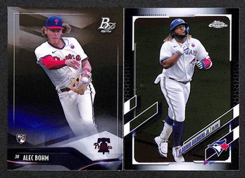 2021 Bowman Platinum & 2021 Topps Chrome:  Alec Bohm {RC} & Vladimir Guerrero