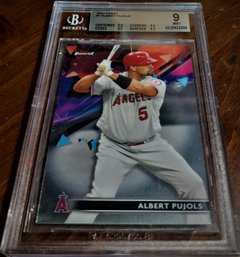 Albert Pujols:  BGS Mint '9'...Absolute 1st Ballot Hall Of Famer