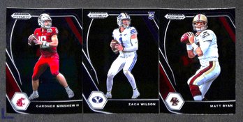 2021 Panini Prizm Draft Picks:  Gardner Minshew II, Zach Wilson & Matt Ryan