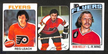 1975 & 1976 Topps:  Reg Leach & Bob Kelly