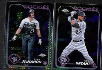 2024 Topps Chrome:  Ryan McMahon & Kris Bryant