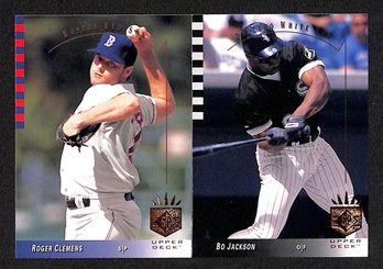 1993 Upper Deck SP: Roger Clemons & Bo Jackson