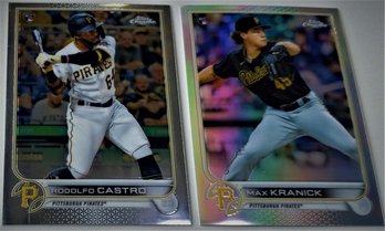 2022 Topps Chrome:  Roldolfo Castro & Max Kranick {2-Card Rookie Lot}