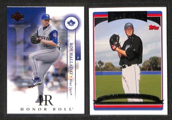 2003 Upper Deck & 2006 Topps:  Roy Halladay