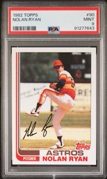 1982 Topps:  Nolan Ryan - PSA '9' {Mint}