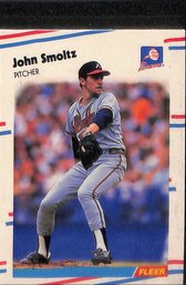 1988 Fleer:  John Smoltz {RC}