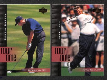 2001 Upper Deck:  John Daly & Sergio Garcia {2-Card Lot}