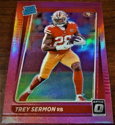 2021 Panini Donruss Optic:  Trey Sermon (Rated Rookie}