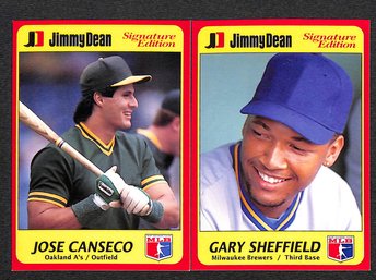 1991 MLBPA:  Jose Canseco & Gary Sheffield