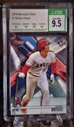 Shohei Ohtani:  CSG Gem Mint '9.5' - Rookie Card