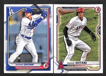 2021 & 2024 Bowman:  Shohei Ohtani