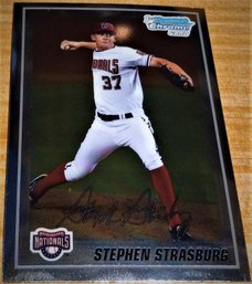 2010 Bowman Chrome 1st:  Stephen Strasberg  (1st Card)