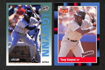 1988 Donruss & 1992 Fleer:  Tony Gywnn