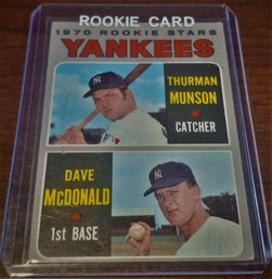 Topps 1970:  Thurman Munson {Rookie Card}