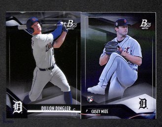 2021 Bowman Platinum:  Dillion Dingler & Casey Mize {RC}