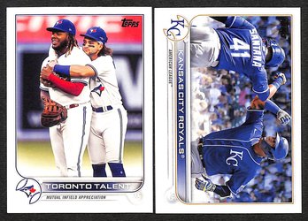 2022 Topps:  Blue Jays & Royals Team Cards