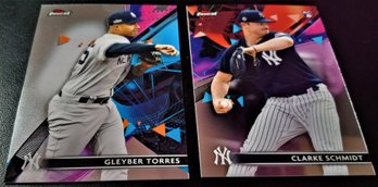 2021 Topps Finest:  Gleyber Torres & Clarke Schmidt {RC}