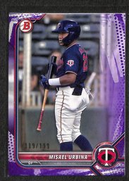 2022 Bowman Chrome:  Misael Urbina {SP - Serial # 119/199}