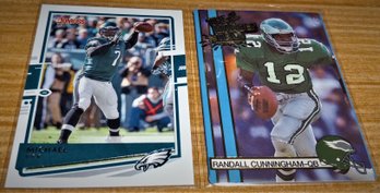 2020 Panini Donruss & 1990 NFL Action:  Michael Vick & Randall Cunningham