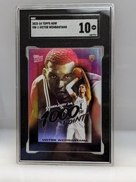 2023-24 Topps Now:  SGC 'Gem Mint' 10...Victor Wembanyama