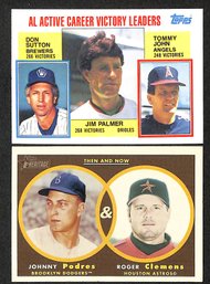 1984 Topps & 2000 Heritage:  Jim Palmer & Roger Clemens