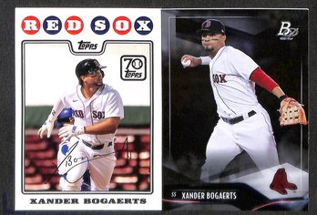 2021 Topps & 2021 Bowman Platinum:  Xander Bogaerts