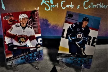 2020-21 Upper Deck Extended Series:  Aleksi Heponiemi & Logan Stanley 'Young Guns'